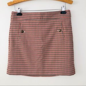 NWT LOFT | Midi Houndstooth Skirt